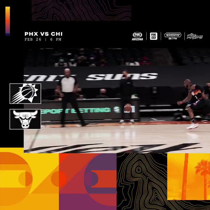 Chi-town hoops!
π @chicagobulls
β 6PM
πΊ @FOXSPORTSAZ
π» @AZSports & @lamejorphoenix https://t.co/xqCtOcwwUv