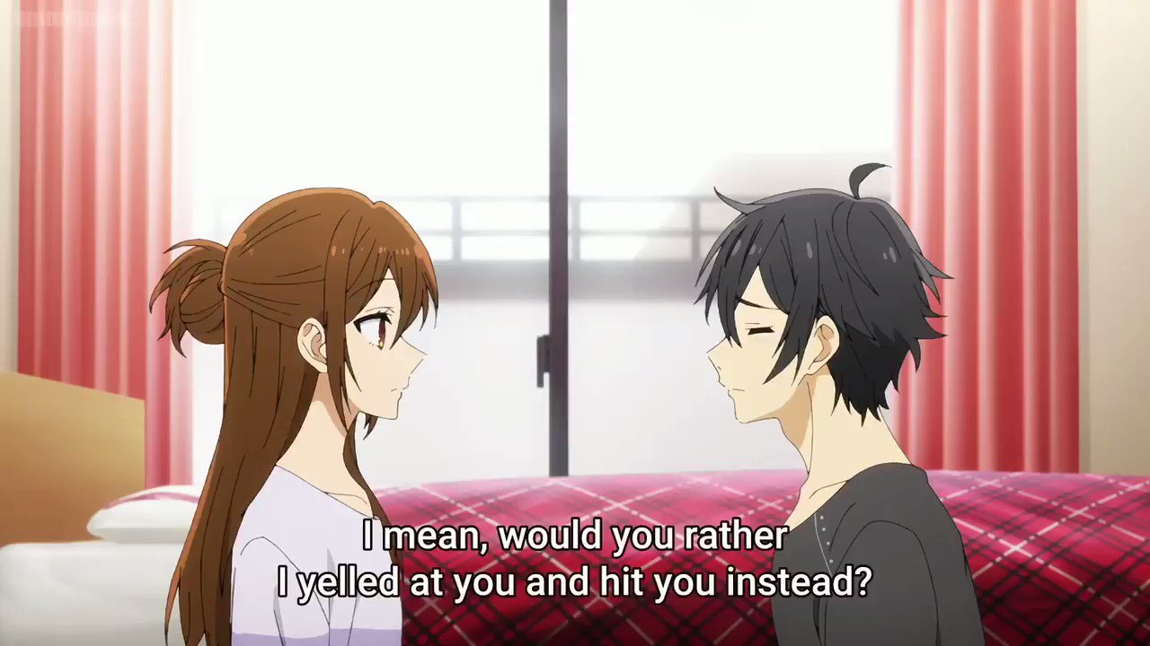 Miyamura Licks Hori's Finger Horimiya : Piece Episode 4. - BiliBili
