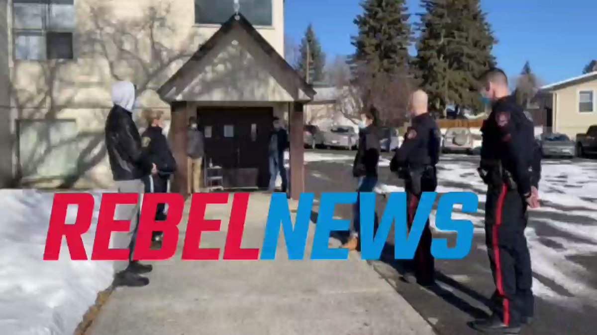 I accuse Nenshi’s @CalgaryPolice of breaking Criminal Code section s. 176(2), disturbing a religious gathering. They walked right into a church service with their guns. That’s illegal in Canada. Source: https://t.co/Y0t8OauTrj https://t.co/0ljKGNGVqi