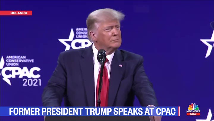 Former President Donald Trump "CPAC, do you miss me yet?" attendees "YAAAAAAAAAAAAAA"