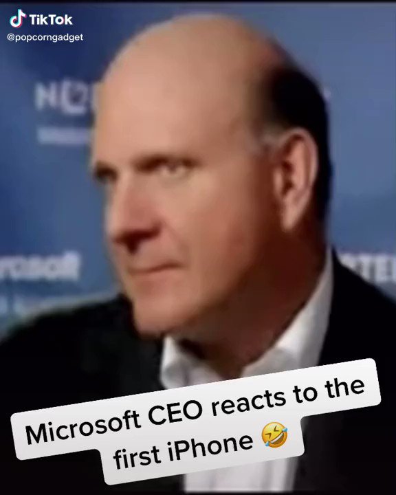 RT @TikTokInvestors: Me watching on my $1,300 keyboard-less email machine. $MSFT $AAPL https://t.co/EX6e18sNOp