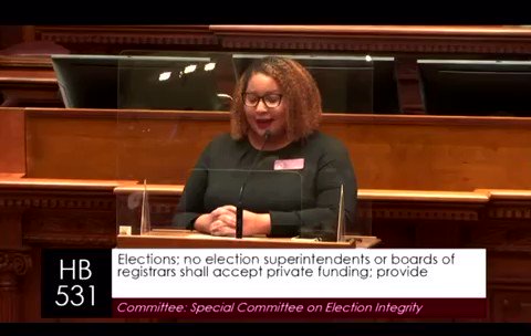 My message to a #GOP determined to silence voters that look like me:
“Republicans we see your white supremacy. We will NEVER get tired of fighting it and most importantly WE WILL DEFEAT IT.”
#gapol #votersuppression #HB531 https://t.co/v80bfdY8Nt