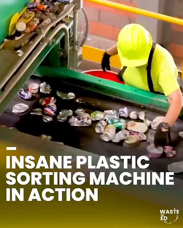 Insane #plastic sorting machine in action!
🎥 WasteEd
@HeinzVHoenen @Nicochan33 @mvollmer1 @Akwyz @FrRonconi @Damien_CABADI @SwissCognitive @MargaretSiegien @ShiCooks @Hadel @3BodyProblem @gvalan
#plasticfree #WasteManagement #ClimateAction #Sustainable #automation #robotics https://t.co/0Ct2eDGlwm