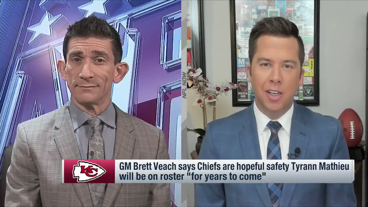 Tyrann Mathieu is entering the final year of his contract in KC. what's the plan? My report on NFL NOW on @nflnetwork https://t.co/lmkUeVh2Rh