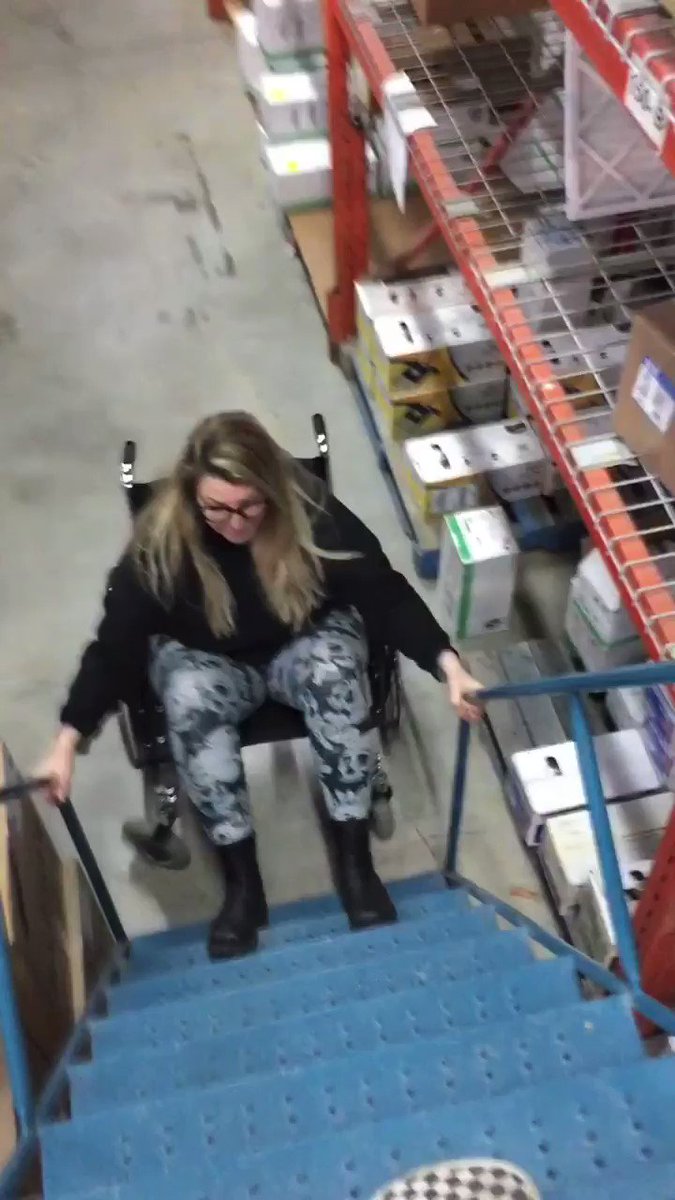 Lisa (@MsBehavior) on Twitter photo 2021-03-03 22:09:57 It’s a little quiet today. Make shift exercises, and I carried a coworker/child piggyback around the warehouse. The way I trimmed the clip almost looks like @TimVelociraptor are about to have a romantic interlude. I assure you, we did not. It’s a little quiet today. Make shift exercises, and I carried a coworker/child piggyback around the warehouse. The way I trimmed the clip almost looks like @TimVelociraptor are about to have a romantic interlude. I assure you, we did not.