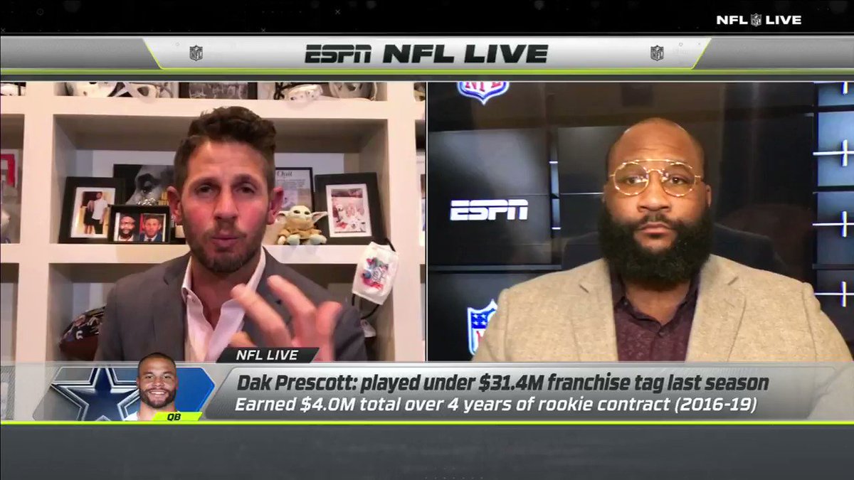 "You can't want more than $38 million a year. There's three guys that get 35... YOU'RE NOT THEM!!!"
@danorlovsky7 let us know his opinion on Dak's contract situation π³ https://t.co/BGDVtIdSw4
