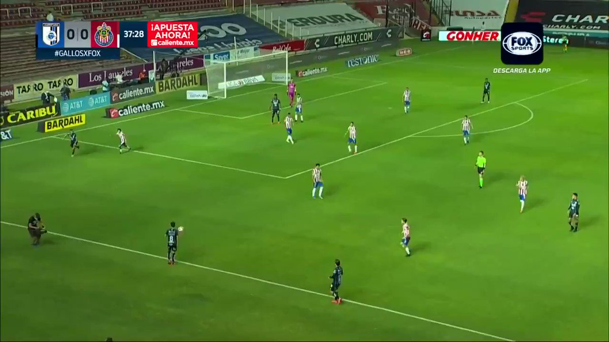 ¡POSTE Y PARA ADENTRO!⚽️
Hugo Silveira abrió el marcador para los Gallos 🐓🔥
@Club_Queretaro 1 - 0 #Chivas l #Guard1anes2021 l J9
Métele a la #LigaMx en https://t.co/ePBeOP0rVP ➡️ https://t.co/ec4ZBTIacS
#MásAcciónMásDiversión #ApuestaPorLaLigaMX https://t.co/AyghTptR4Q