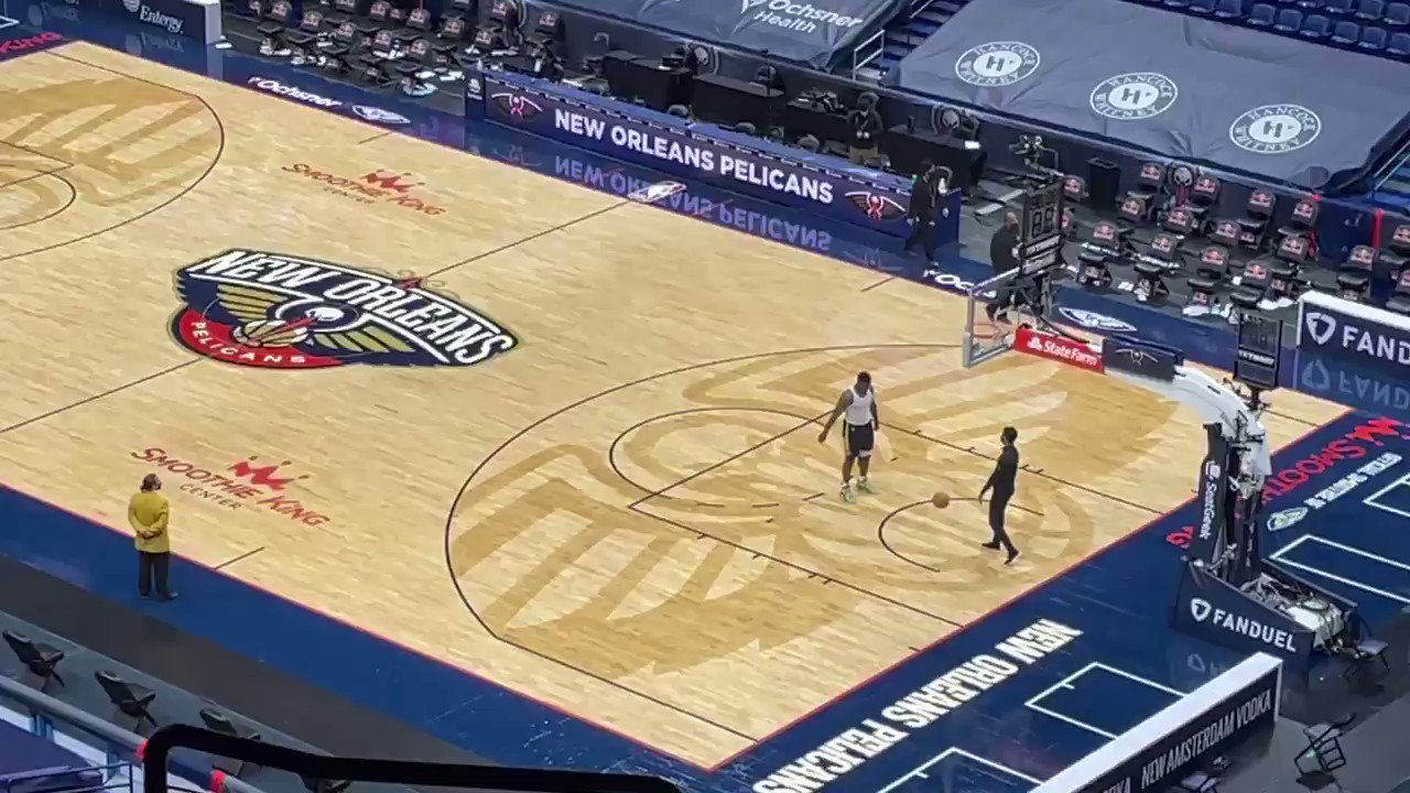 [情報] Zion Williamson 今天賽後留下來練投