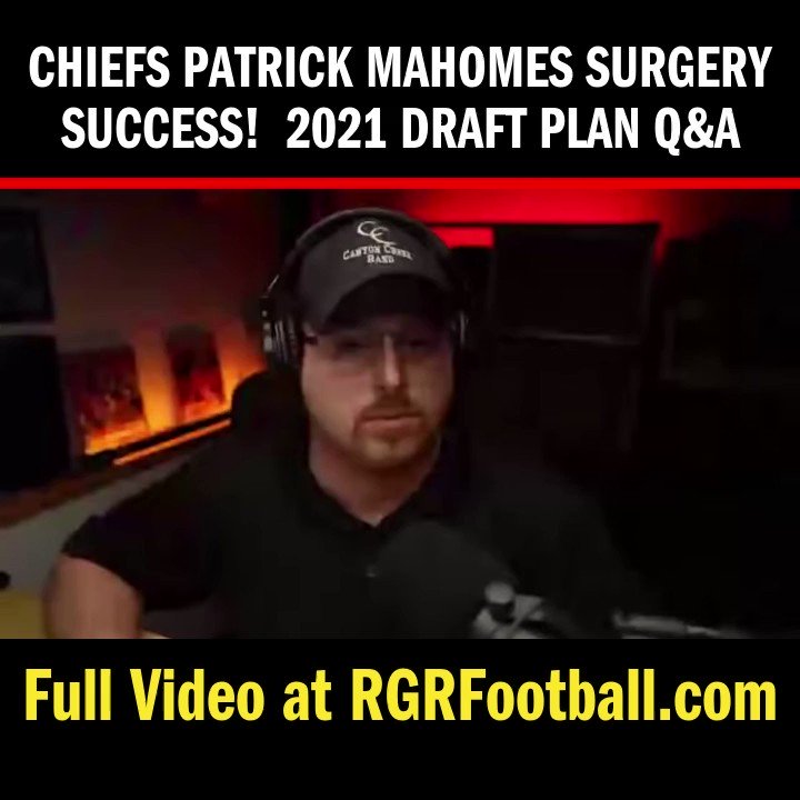 Chiefs Patrick Mahomes Surgery Success! 2021 Draft Plan Q&A
#Chiefs #ChiefsKingdom
Full Video here - https://t.co/EPiiOKi69s https://t.co/pfrCs0rKYl