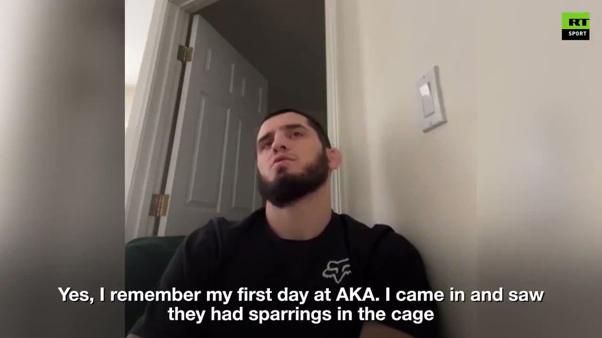 Islam Makhachev speaking about how Leon Edwards was his first ever sparring partner and how it went https://t.co/mTzWexN0lT