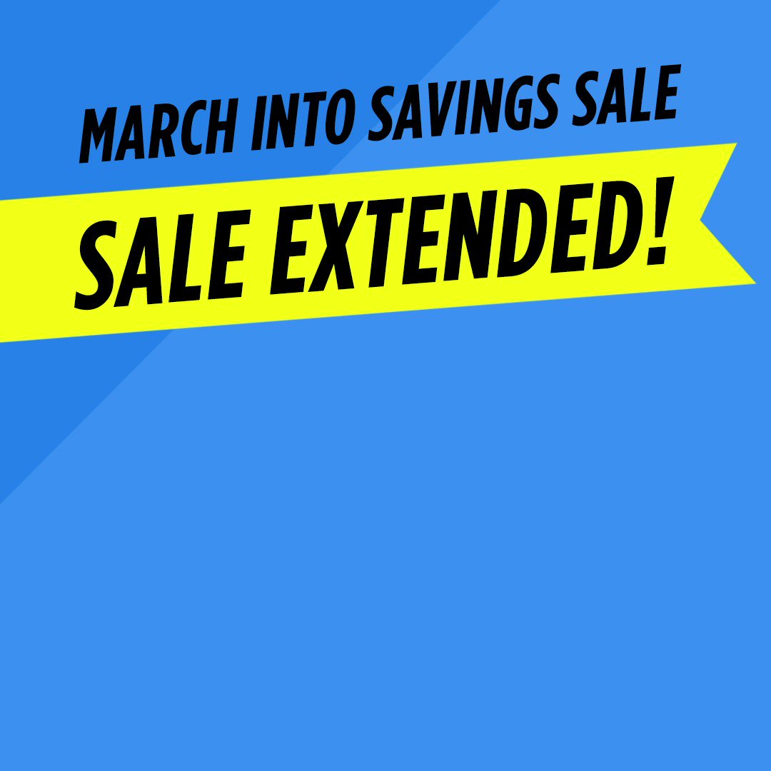 Keep marching because this
sale has been EXTENDED 📣
EXTRA 10–20% OFF on almost everything!
Check it out 👉 Tap now!
https://t.co/3F8i6S6mC9 https://t.co/cpVbfuLZzB