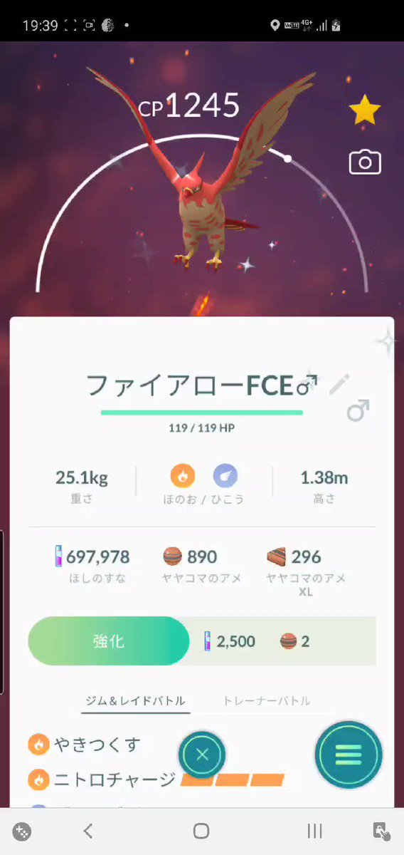 ポケモンgo ファイアローの色違い 入手方法と実装状況 攻略大百科