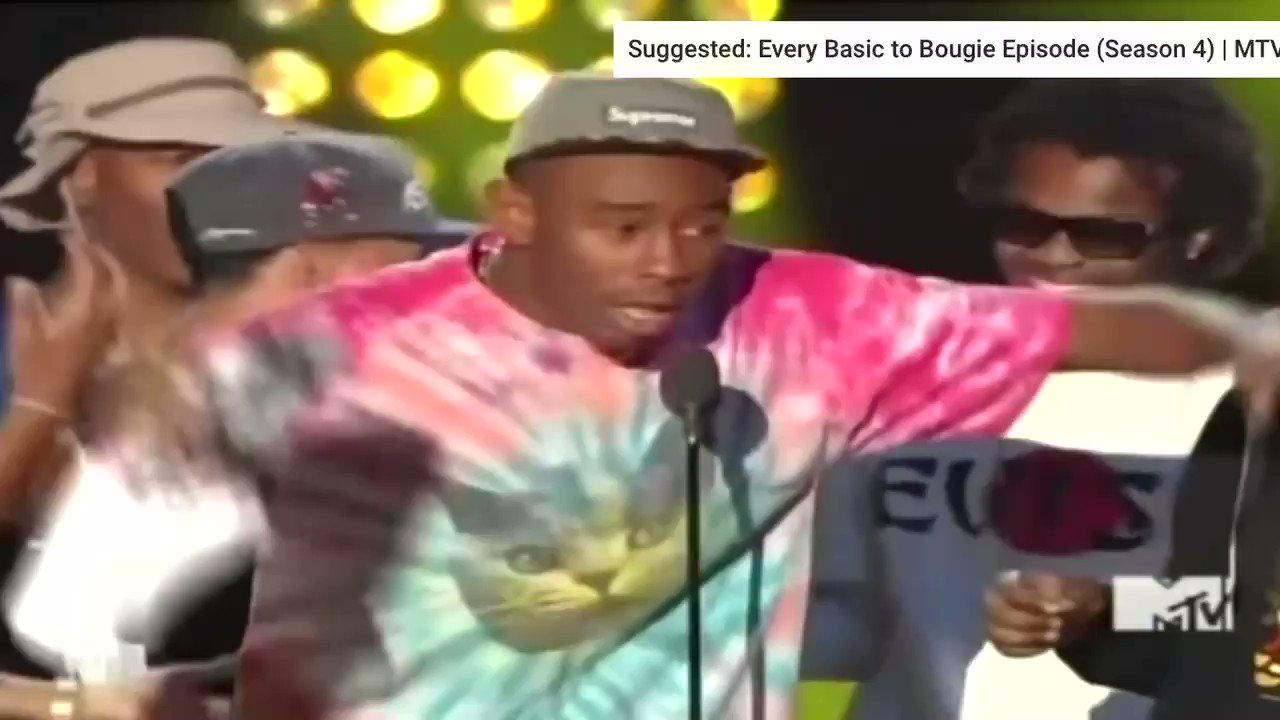 Happy birthday tyler, the creator
throwback to 2011 when he won the award for mtv s best new artist 