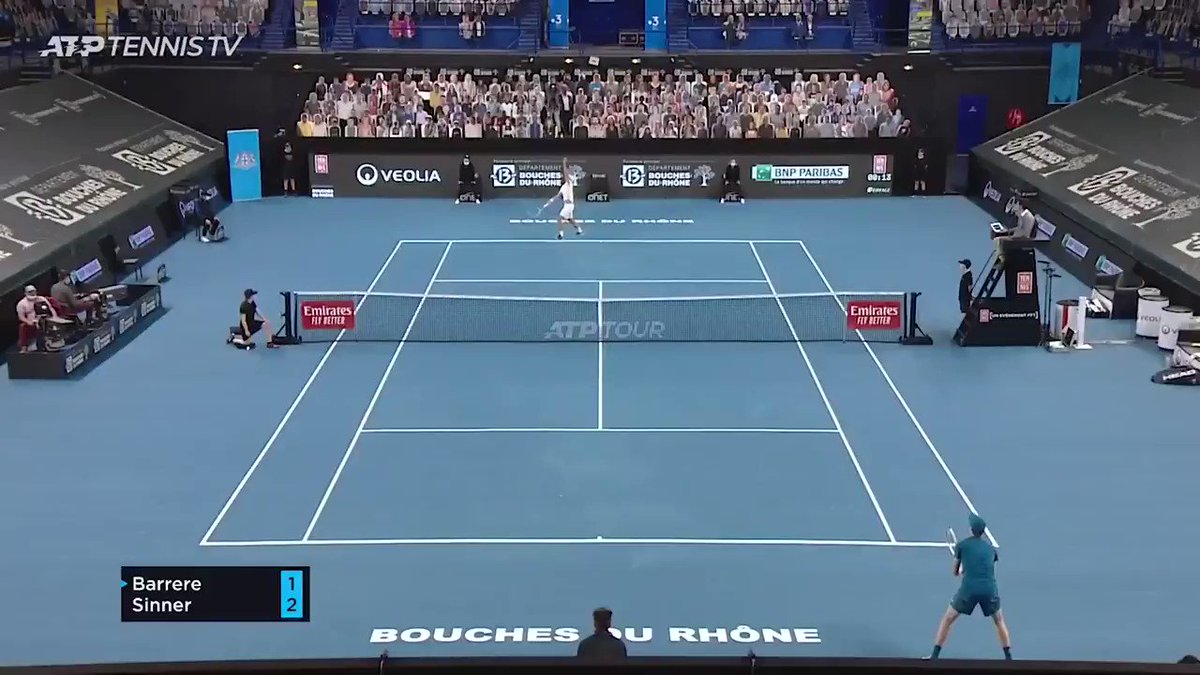 Reflexes: 💯💯💯
@janniksin is back with a bang this week at the @Open13 💪 https://t.co/QE91f4heJt
