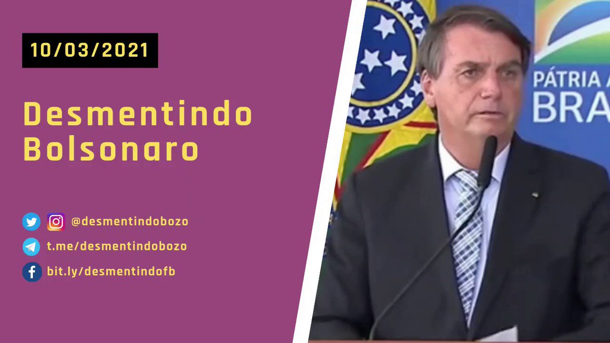 O presidente Jair Bolsonaro tentou "mudar" o seu discurso hoje em relação às vacinas, mas JAMAIS nos esqueceremos do seu descaso.
-
👉 Baixe o vídeo: https://t.co/0pxj87ouZA
-
#DesmentindoBolsonaro https://t.co/4EvirpCZ9Y