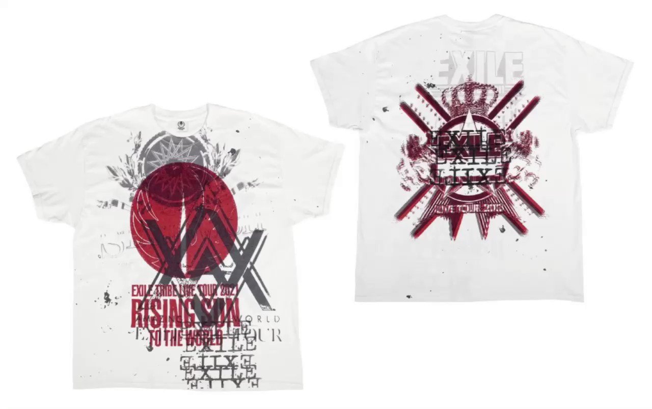 EXILE ライジングサン to the world クルーTシャツ Tシャツ/カットソー