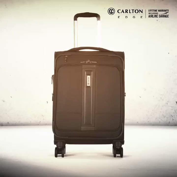 CARLTON TROLLEY BAG Expandable Cabin Suitcase 8 Wheels - 21 inch Black -  Price in India | Flipkart.com