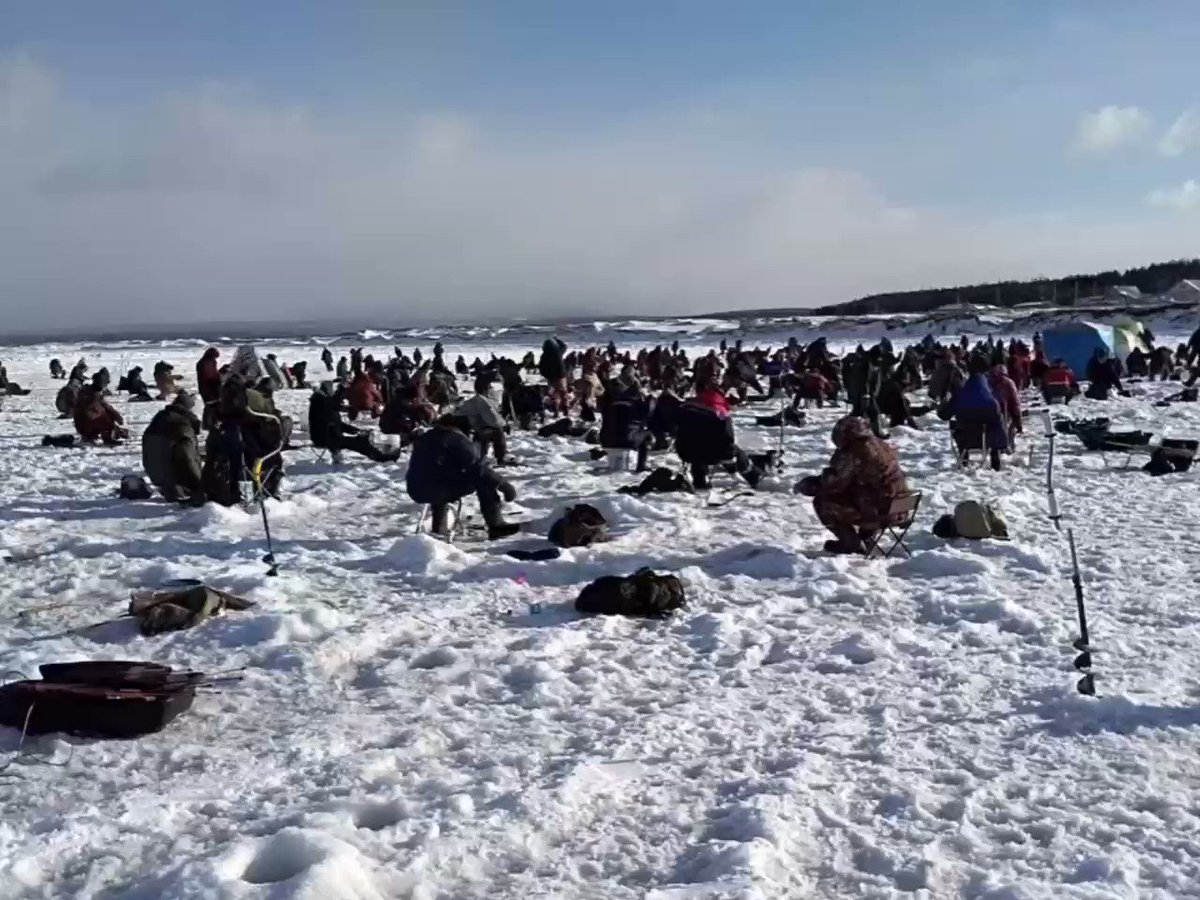 Зимняя рыбалка Южно Сахалинск