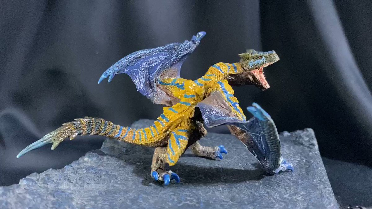 モンスターハンター　クリエイターズモデル　荒鉤爪ティガレックス（リペイント） モンスターハンターフィギュア 荒鉤爪ティガレックス リペイント