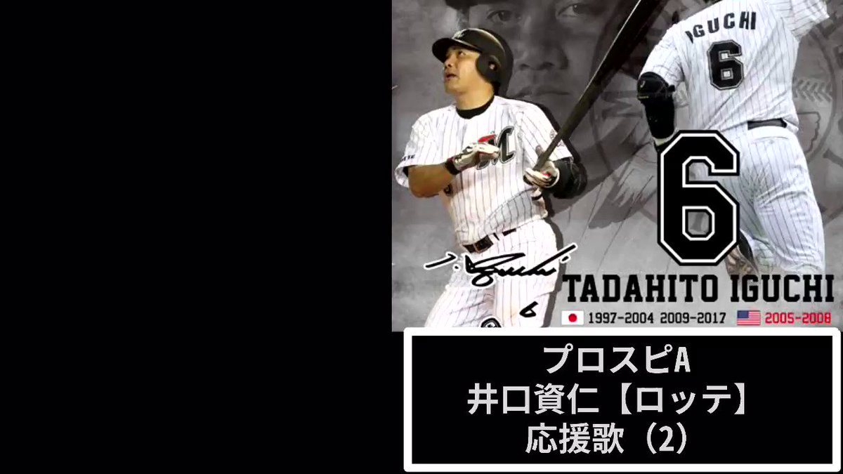 名瀬 プロスピaで懐かし応援歌12 井口資仁 ロッテ 前奏 ラララ 井口打て 井口打て ラララ 2 ラララ 打て井口 頼むぞ井口 繰り返し 小節の関係でコールは入ってません パスワードはリプ欄にあります プロスピa 応援歌