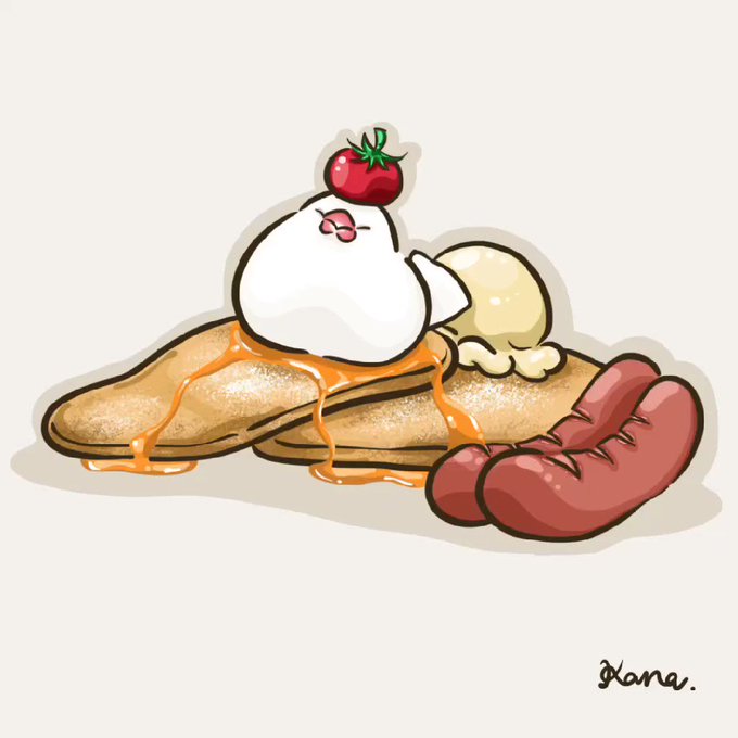 食べ物イラストのtwitterイラスト検索結果
