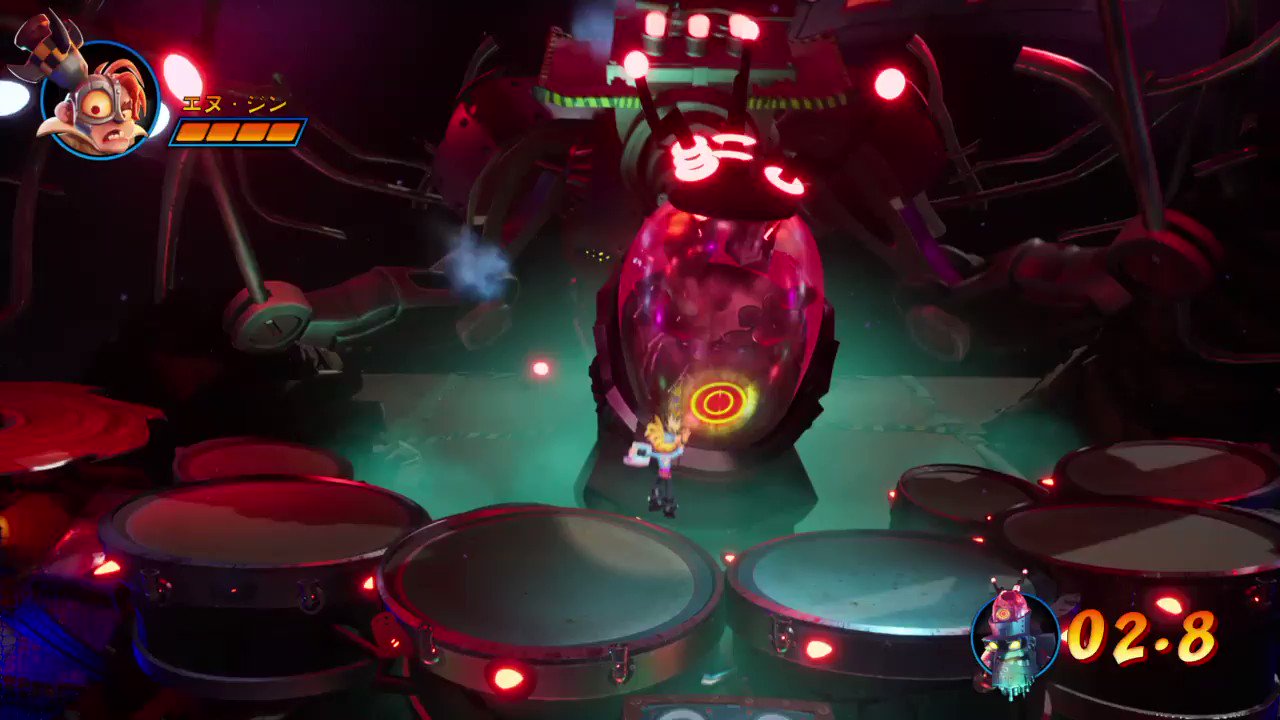 Lifo Bandicoot 小ネタ エヌ ジンはスピーカーが壊される毎に喋りますが 壊す エヌ ジンに接近 時間切れまで放置 を繰り返すと 5回まで喋ってくれます スタッフゥ このアホをステージから引きずり下ろせ クラッシュ バンディクー クラッシュ4