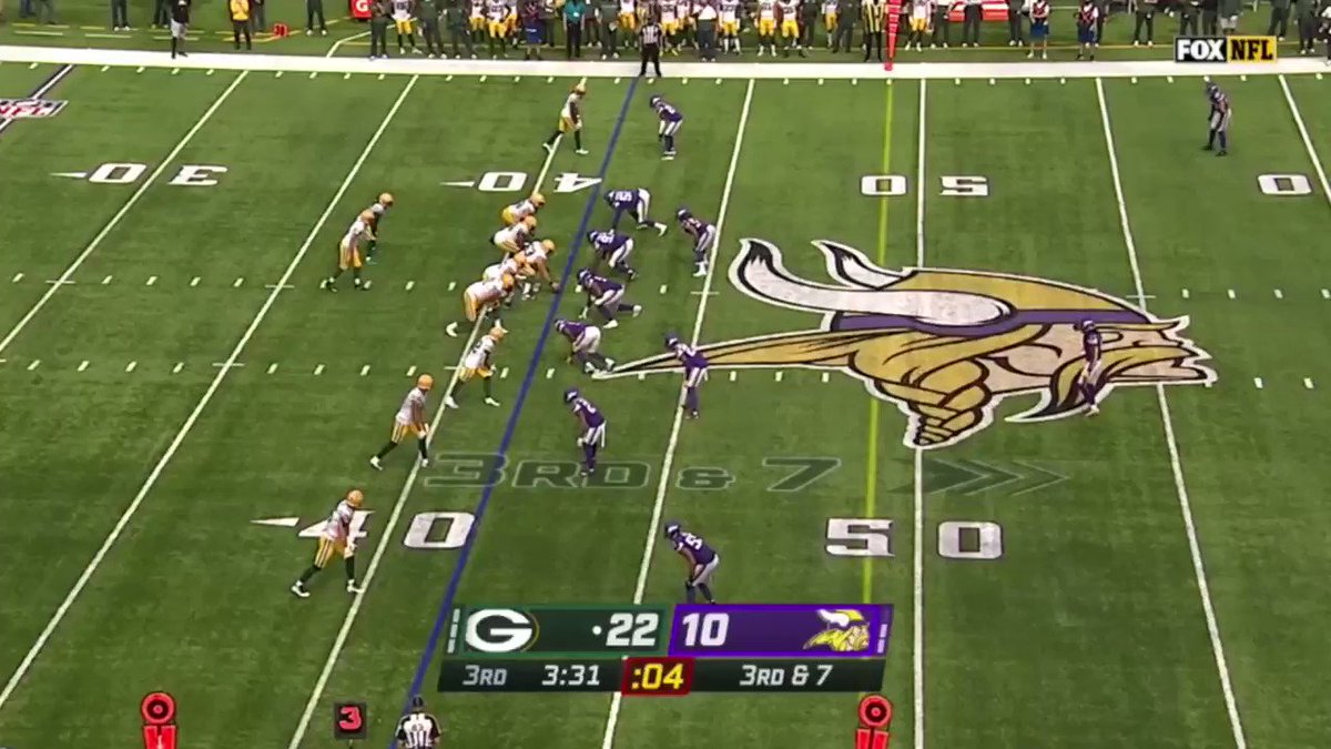 Aaron Rodgers threw the ball to the first down line on third down 91 times last season. He was accurate on 62 of those throws (68.1%).
1st out of 31 quarterbacks. https://t.co/rsmeTXlPfk