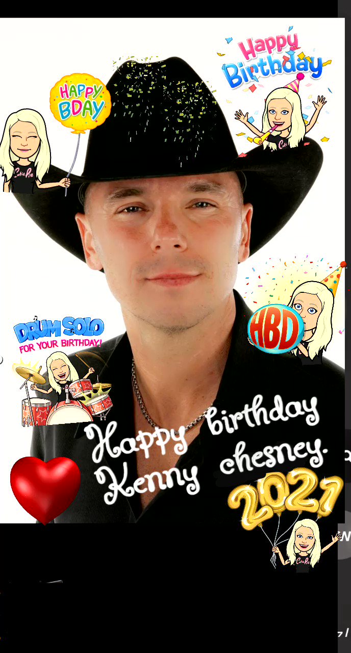 Happy birthday Kenny chesney 