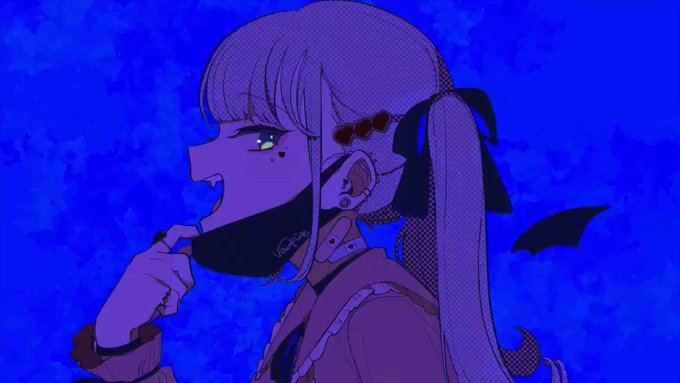 イラストを担当しました Deco 27 ヴァンパイア Feat 初音ミク Youtubeより イラストを担当しました Deco 27 ヴァンパイア Feat 初音ミク Youtubeより