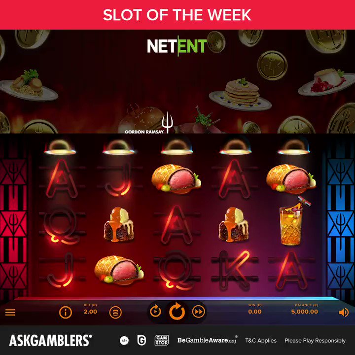 Are you a good cook? You better be, because the new NetEnt release - Gordon Ramsay Hell’s Kitchen is taking you straight to the set of the outstanding reality show! 

Play this slot in the fun mode: https://t.co/h5M3ZmQeMa

#AskGamblers #GetTheTruth  #slotgames  #bestslots #slots https://t.co/3kbwDTzchh