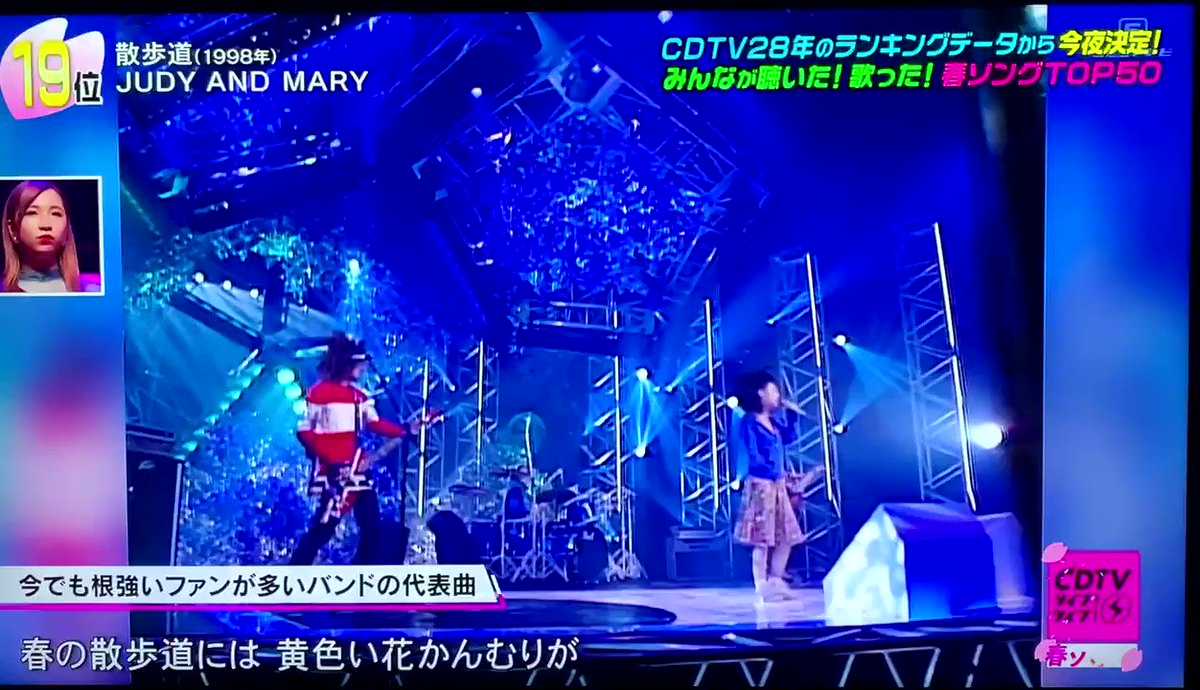 こだまにこ Cdtv春ソング 19位 Jam 散歩道 Yuki ジュディマリ こだまにこ Cdtv春ソング 19位 Jam 散歩道 Yuki ジュディマリ