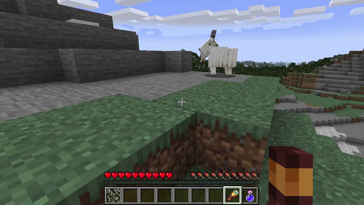 マインクラフト 最新スナップショットにて ヤギ 追加 高くジャンプしミルクもだせる Automaton
