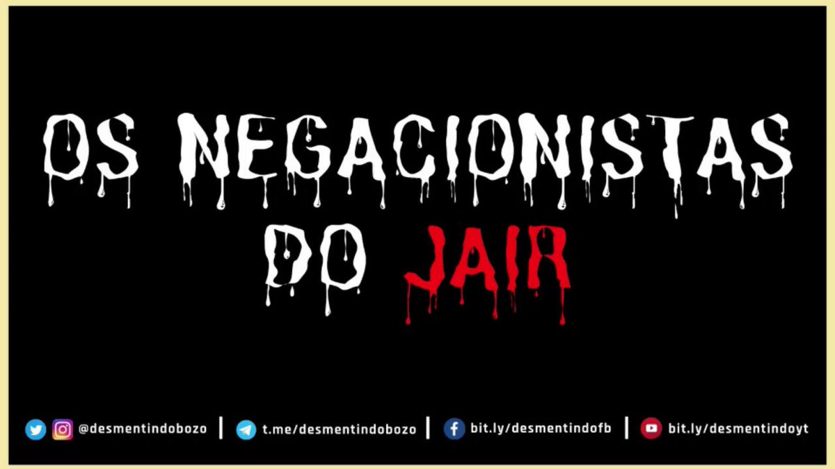 OS NEGACIONISTAS DO JAIR
Estrelando: Osmar Terra
-
Lançamento Especial do #BolsonaroDay
-
👉 Baixe o vídeo : https://t.co/rDFdLDqEst https://t.co/u5WAp4QX0l