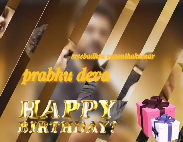 Happy birthday dance king Prabhu Deva 