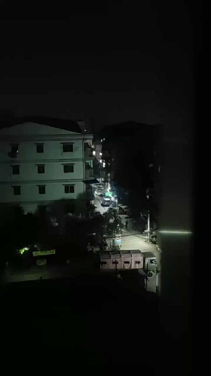 Terrorists raided into #Yanpyay, #Tharketa, and torching to evey civillians' houses and forced to come out.They even shot with stones into houses.All the people in the ward have to turn off the light and stay quiet.(8:45 pm)
#Apr3Coup
#WhatsHappeningInMyanmar https://t.co/yC3ak9jN9a