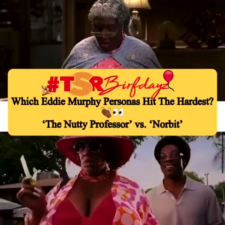 Happy 60th birthday to Eddie Murphy! Was it The Nutty Professor or Norbit for y all? 
