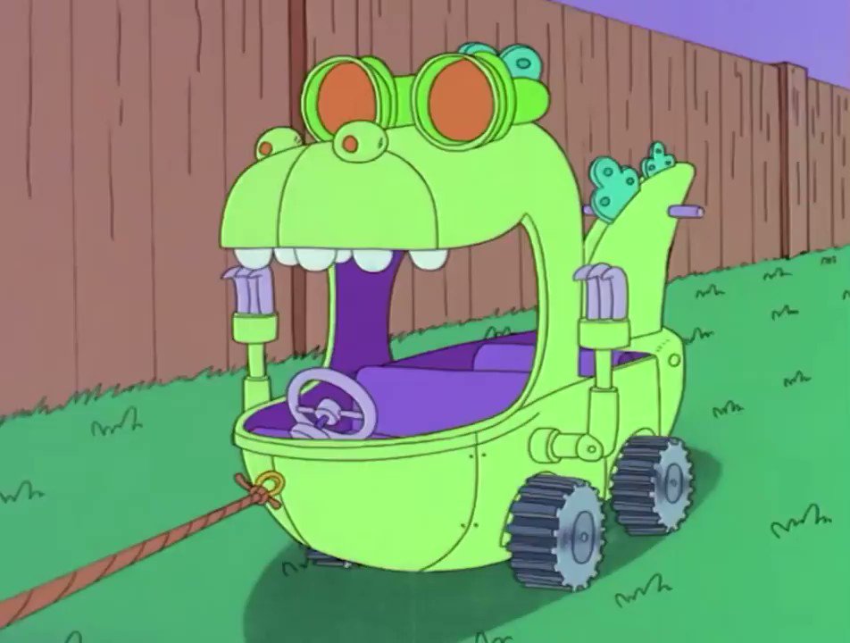 reptar car rugrats