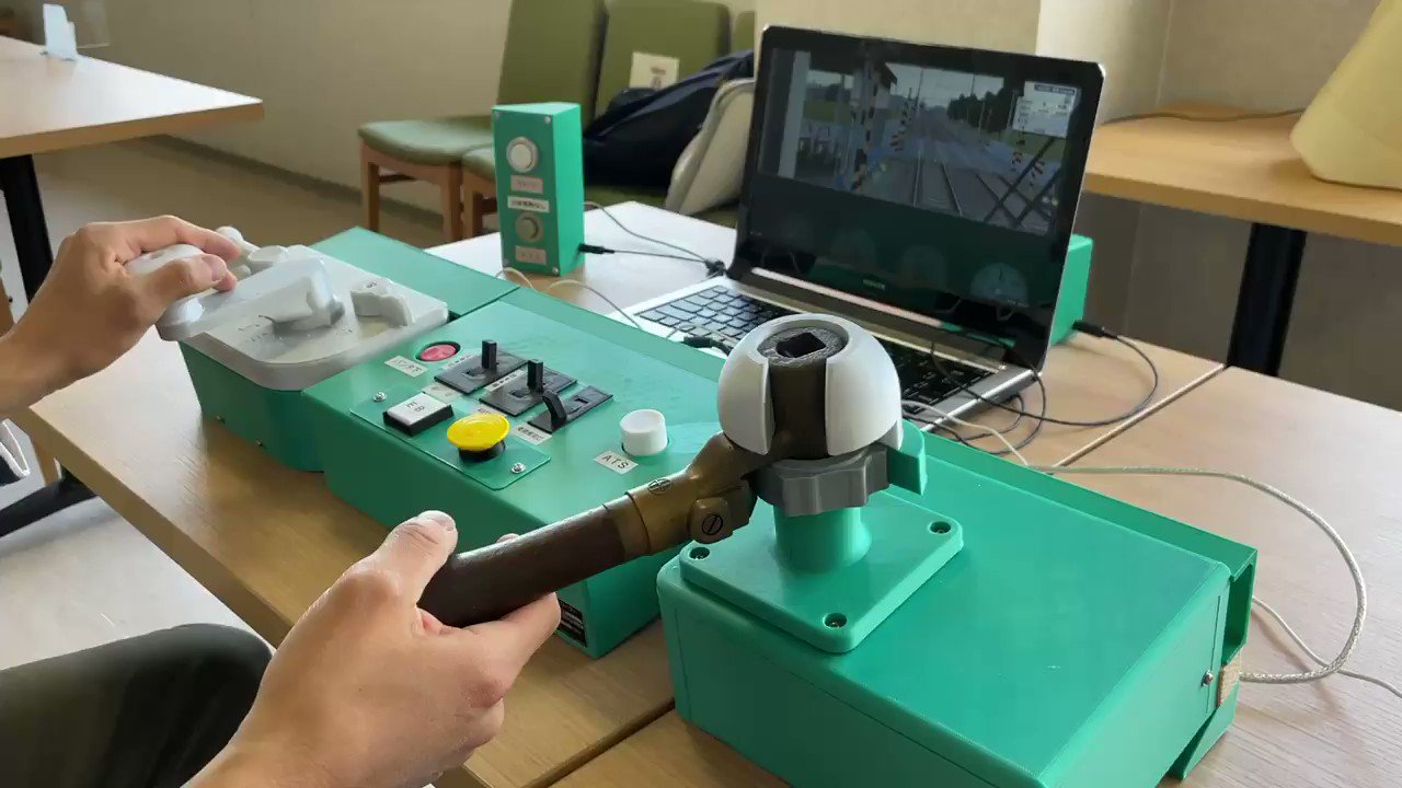 BVE Trainsim用 ツーハンドルマスコンコントローラー 握り手両方付属 希少品][本体美品][動作確認済み]TSマスコン2 - メルカリ