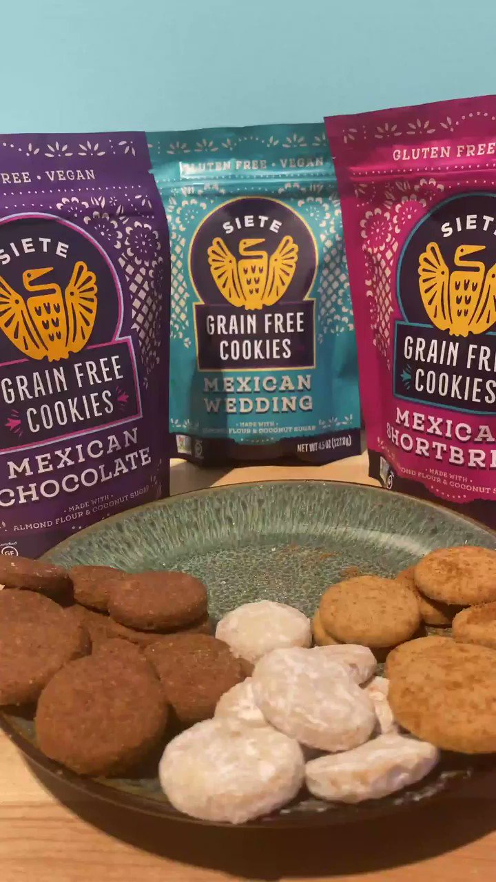 Siete Grain Free Cookies Mexican Wedding Gluten Free