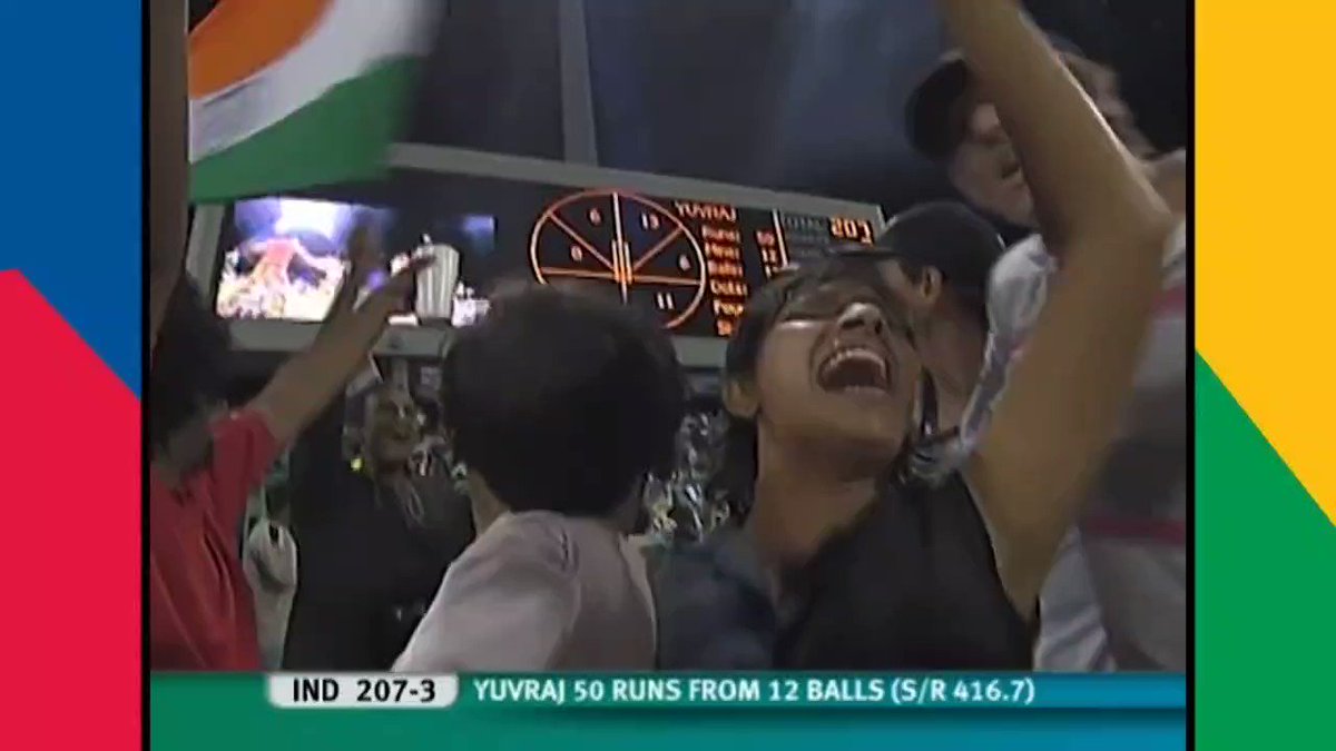 RT @iccworldcup2021: @ICC T20 WC 2007 INDIA @BCCI vs ENGLAND @englandcricket 6 Sixes Moment. https://t.co/NEC1HUciac