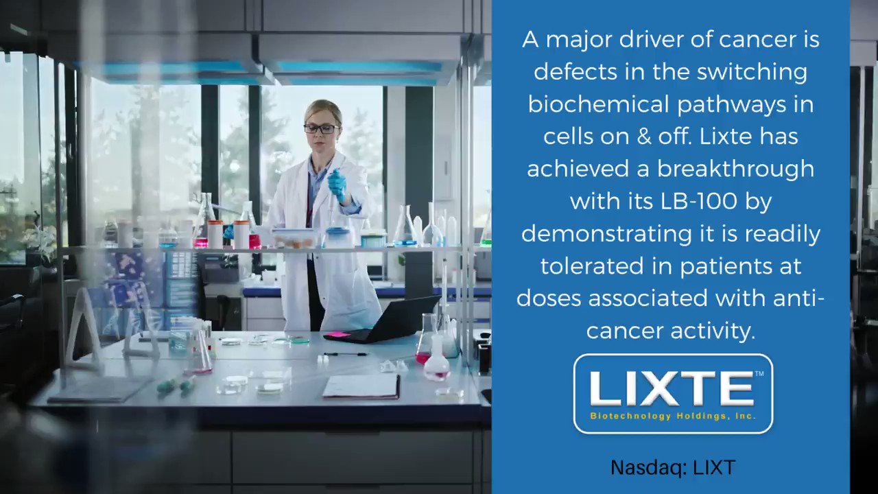 Lixte Biotechnology (LixteBiotech) / Twitter