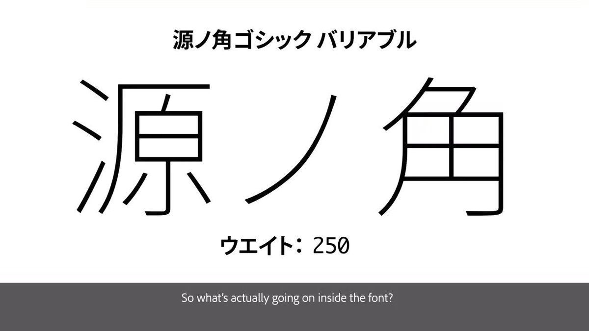 フォントの日 21 と源ノ角ゴシックのバリアブルフォント化 Dtp Transit
