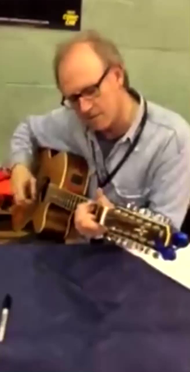 Happy birthday Peter Davison! here is a few moons ago playing my 12 string. 