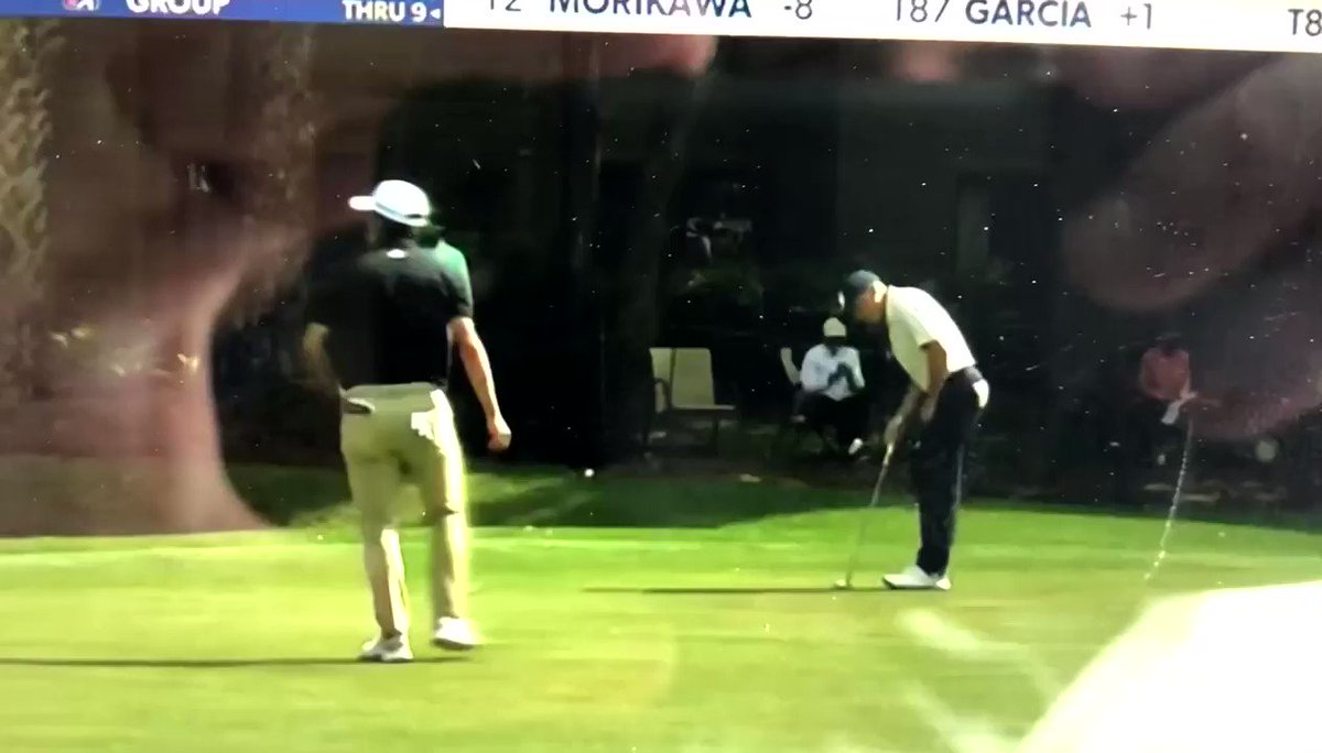 Sergio Garcia’s pace of play is outrageous (his group is an entire hole behind the next group) and as you can see in the background I am quite up in arms about it https://t.co/hpHXVQVl8H