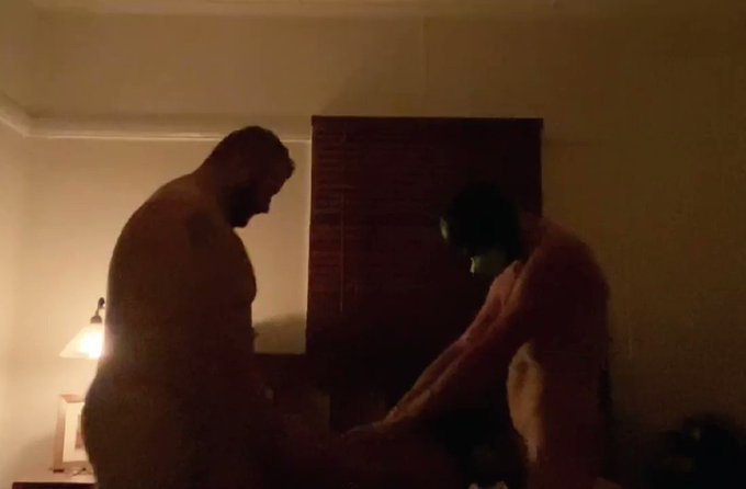 Poor quality but I got spitroasted the other night by Pup Sono and Pup DJ (@dcman666 ). So hot ??? https://t