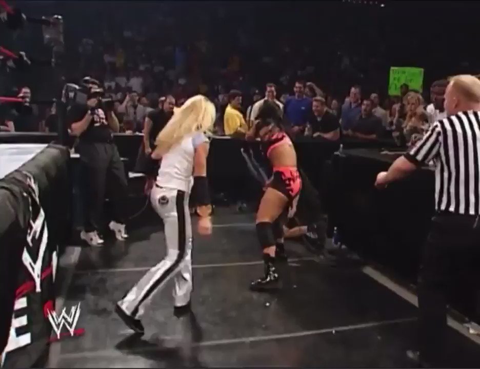 RT @wwereactionvids: victoria hitting trish stratus with a chair wwe raw women’s championship https://t.co/o17VguBMUn