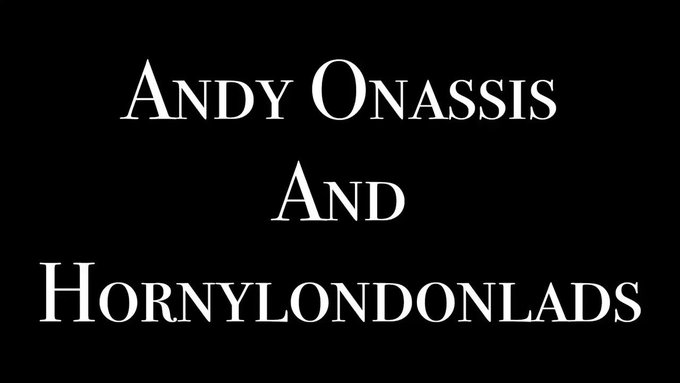 Hey everyone, Dad Andy Onassis has arrived!

Shoot very hot with @hornylondonlads ! ?????

Subscriber
