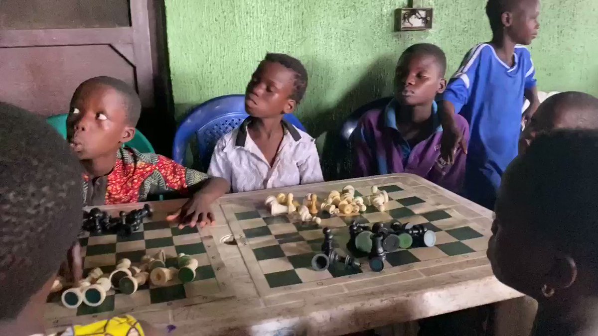 Tunde Onakoya on X: One of the kids in our Chess academy back in