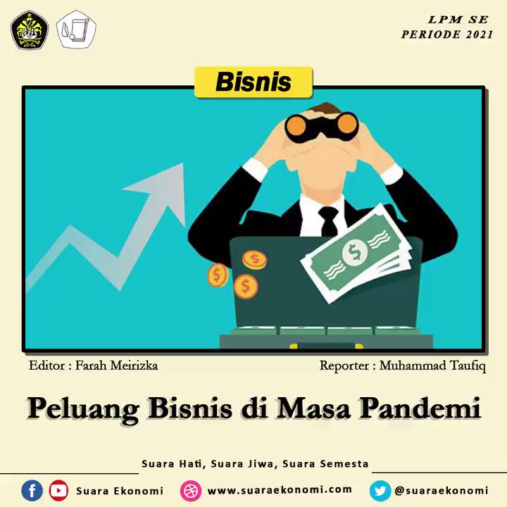 Lpm Suara Ekonomi A Twitter Peluang Bisnis Di Masa Pandemi Baca Selengkapnya Pada Website Kita Di Https T Co Yak9bpbx01 Atau Bisa Klik Link Yang Tertera Pada Bio Suarahati Suarajiwa Suarasemesta Https T Co Jkctdmexok Twitter