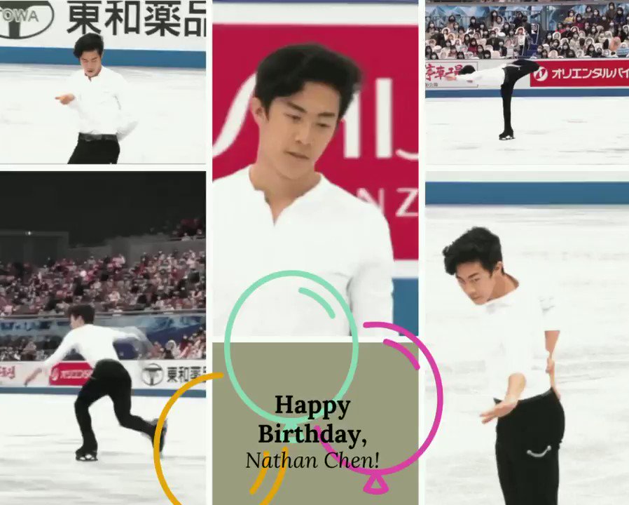 Once again. Happy 22nd birthday, Nathan Chen!      